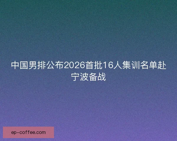 中国男排公布2026首批16人集训名单赴宁波备战 中国男排公布2026首批16人集训名单赴宁波备战