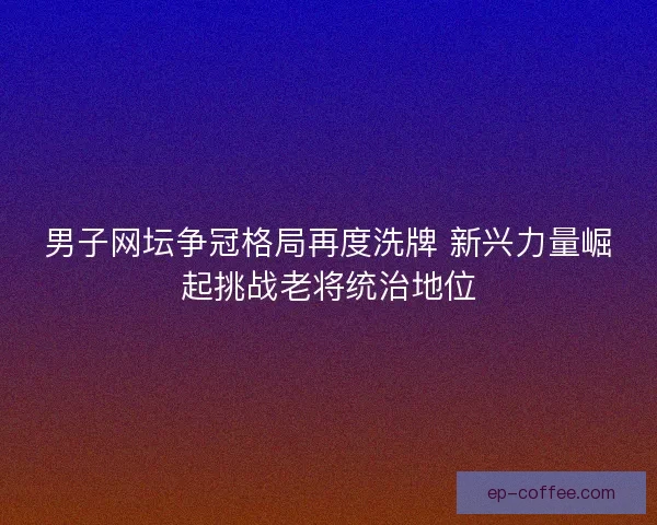 男子网坛争冠格局再度洗牌 新兴力量崛起挑战老将统治地位